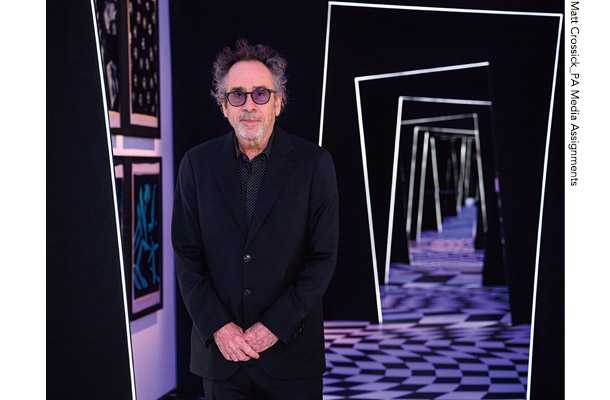 ティム・バートン直筆サイン入り超大型写真‥Tim Burton…有名映画