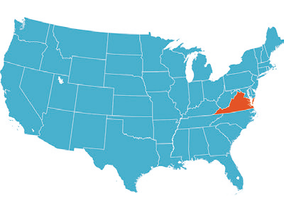 現在の米バージニア州