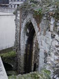 バービカンにある城壁の遺跡