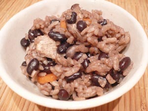 黒豆炊き込みご飯