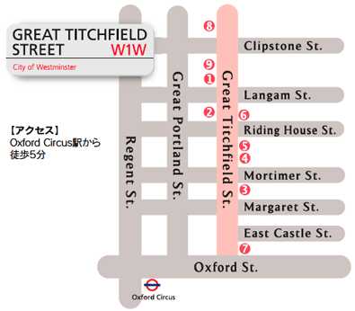 GREAT TITCHFIELD STREET W1W