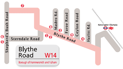 Blythe Road W14