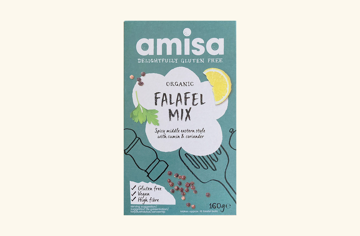 Amisa Organic Gluten Free Falafel Mix 160g