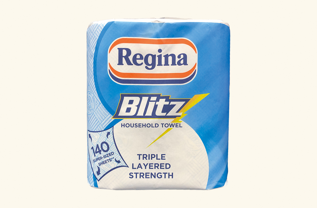 Regina Blitz Kitchen Roll 140 Supersized Sheets 2 Roll