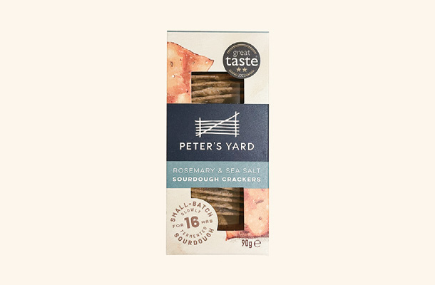 Peter’s Yard Rosemary Sourdough Crackers