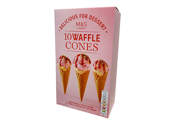 10 WAFFLE CONES