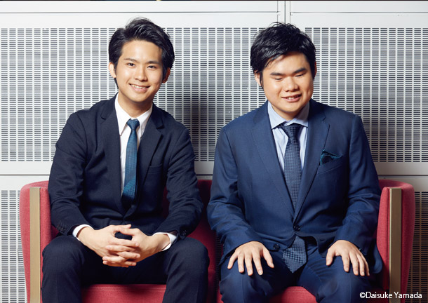 左:三浦文彰さん、右:辻井伸行さん