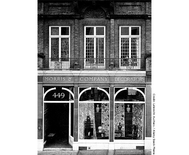 1879年に撮影されたロンドン中心 オックスフォード・ストリートの店 