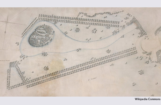 ケイパビリティー・ブラウン氏の改造プラン（1770年）