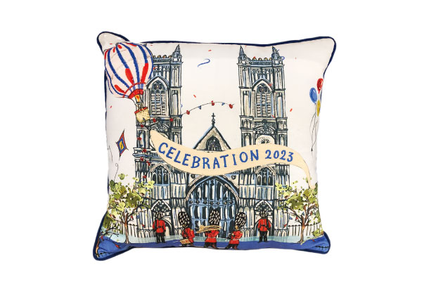 Pure Cotton Coronation Light-Up Cushion