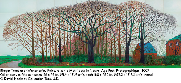 ホックニーの有名な絵「Bigger Trees near Warter」
