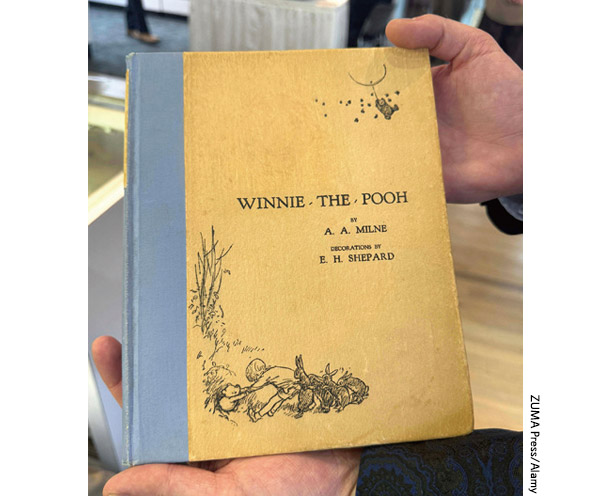 1926年に米国で刊行された、ミルンとシェパードのサイン入りの1冊